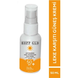 Bopp Glo Spf 50+ Yüz Güneş Kremi -  Tüm Cilt Tipleri İçin Yüksek Koruma 50 ml