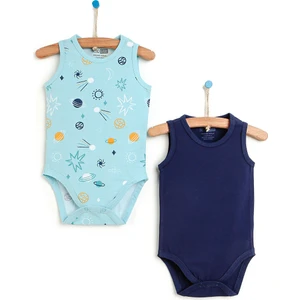 Organik 2li Uzay Atlet Body Erkek Bebek Erkek Bebek