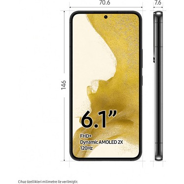 Samsung Galaxy S22 128GB Akıllı Telefon Phantom Black Fiyatı