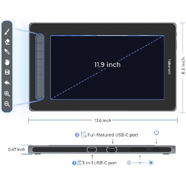 XP-PEN Artist 12 2nd Generation　美品 Artist 12 (2nd Generation) best starter Pen Display tablet | XPPen