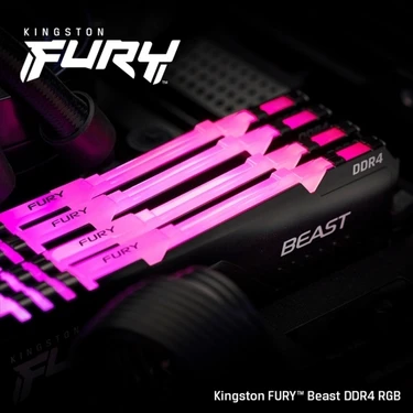 Kingston Fury Beast Rgb 16GB 3200MHZ Ddr4 CL16 Fiyatı