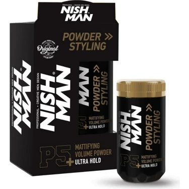 Nishman P5 Sert Doku Pudra Wax/ Oynanabilir Yapı / Kalıcı Saç Parfümü Içerikli - 20