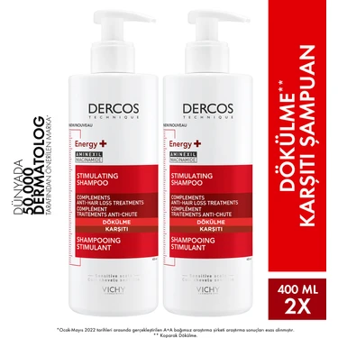 Dercos Energisant Şampuan 400 ml x