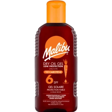 Malibu Güneş Koruyucu Dry Oil Jel+Karoten Spf6