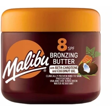 Malibu Güneş Koruyucu Bronzlaştırıcı Katı Yağ+Karoten&hindistan Cevizi Yağı Spf8