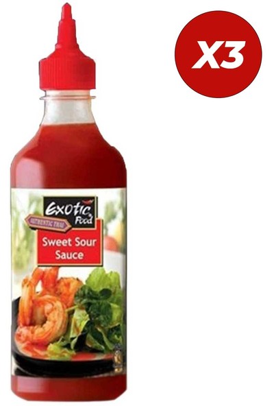 Exotic Sweet Sour Sauce Tatlı Ekşi Sos 455 ml 3 Adet