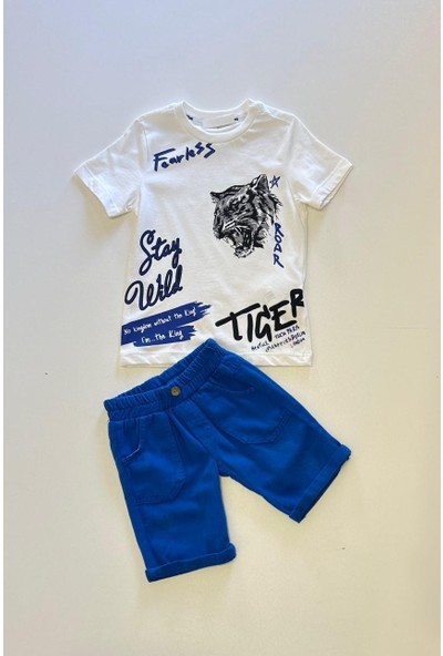Erkek Çocuk Tiger Tişört Şort Takım