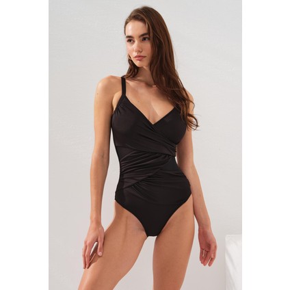 Kadın Tül Detaylı Parçalı Siyah Mayo 2C3T1N1O08 fırsatları