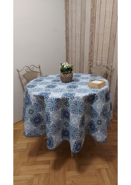 Duck (Sıvı Itici ,leke Tutmaz) Kumaş,yuvarlak, Yemek Masası Örtüsü