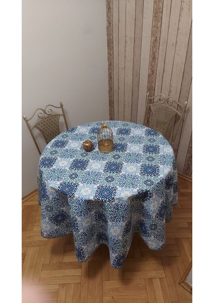 Duck (Sıvı Itici ,leke Tutmaz) Kumaş,yuvarlak, Yemek Masası Örtüsü