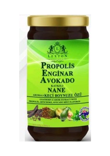 Enginar Avokado Katkılı Nane Keçi Boynuzu Pekmezi 640 gr