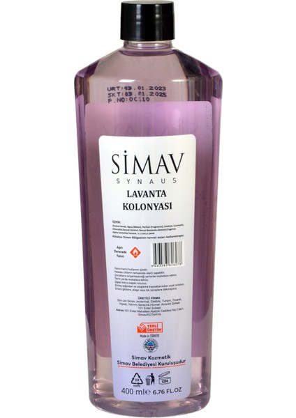 Termal Sulu Lavanta Kolonyası - 400 ml