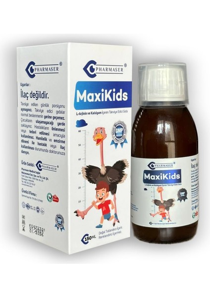 Maxikids Multivitamin ve L-Arjinin Içeren Takviye