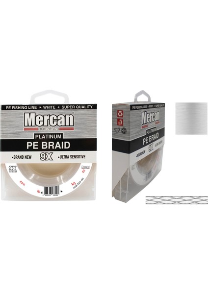 P.e.örgü 9x Platinum Beyaz 300 M Makara Misina