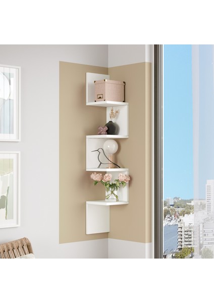 Shelf R9 Modern Duvar Rafı Kitaplık