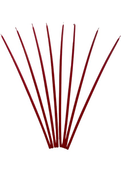 Pasta Mumu Kırmızı 30 cm 8'li