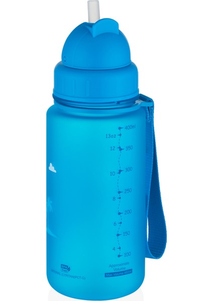 3024 400ML Mavi Desenli Yeni Seri Su Matarası fiyatları