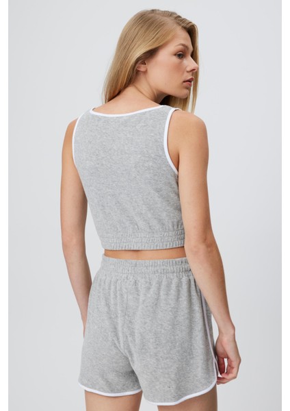 Nakışlı Havlu Crop Top fiyatları