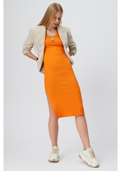 Halka Aplikeli Askılı Elbise fırsatları