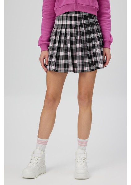 Pileli Mini Dokuma Etek