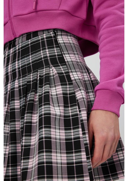 Pileli Mini Dokuma Etek modelleri