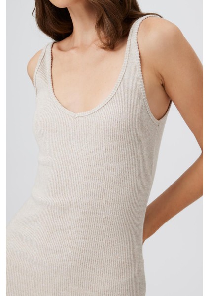 Askılı V Yaka Elbise modelleri