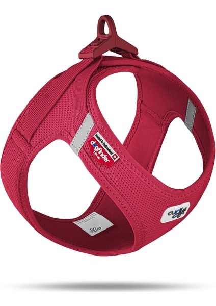 Vest Göğüs Tasması Curli Clasp Air-Mesh Red 3XS