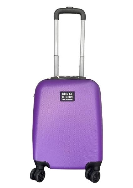 Coral Hıgh Mini Valiz (Kabin Valiz) 40 cm Mor (16510)