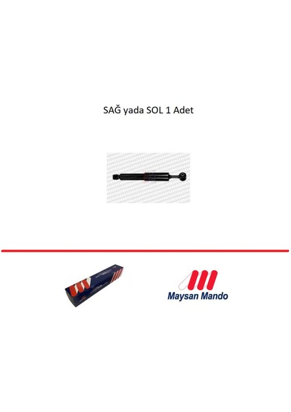 Arka Amortisör Renault Kangoo 1-2 580 kg 1997+ 7700308589 6260302