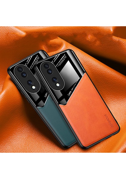 Honor 70 5g Manyetik Emme Dikiş Deri Deseni Cep Telefonu Kılıfları (Yurt Dışından) indirimleri