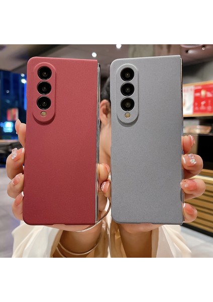 Samsung Galaxy Z Fold4 Mat Hissi Cep Telefonu Kılıfları (Yurt Dışından) modelleri