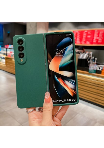 Samsung Galaxy Z Fold4 Mat Hissi Cep Telefonu Kılıfları (Yurt Dışından)