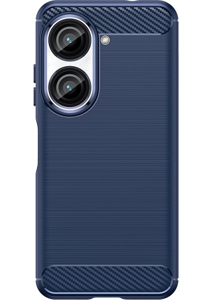 Asus Zenfone 9 Ovma Fırçalanmış Silika Jeli Cep Telefonu Kılıfları (Yurt Dışından)