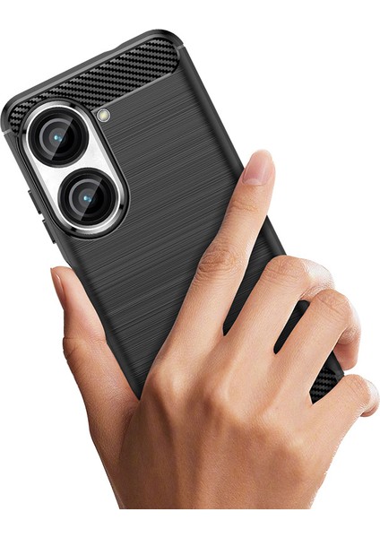 Asus Zenfone 9 Ovma Fırçalanmış Silika Jeli Cep Telefonu Kılıfları (Yurt Dışından) fiyatları