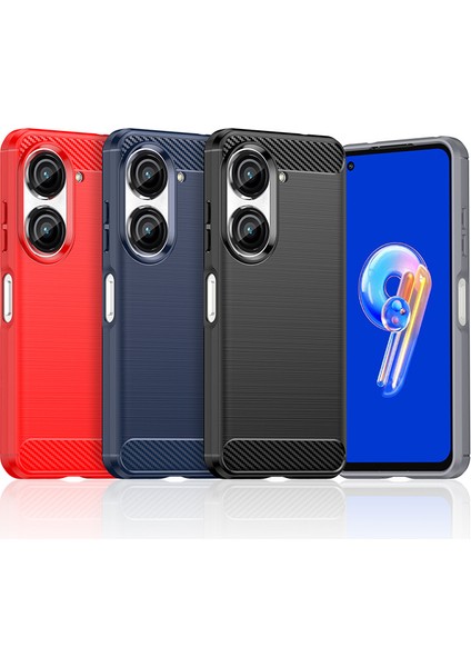 Asus Zenfone 9 Ovma Fırçalanmış Silika Jeli Cep Telefonu Kılıfları (Yurt Dışından) fırsatları