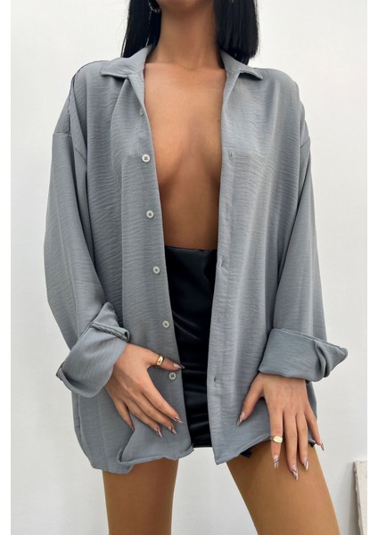 Aerobin Oversize Gömlek indirimleri