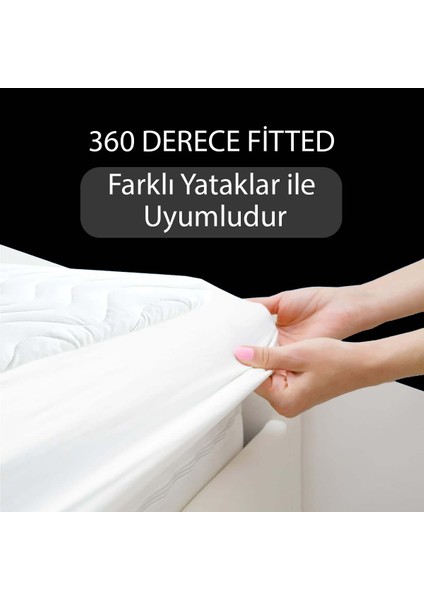 Pamuklu Kapitone Fitted Alez Sıvı Geçirmez Yatak Koruyucu Alez