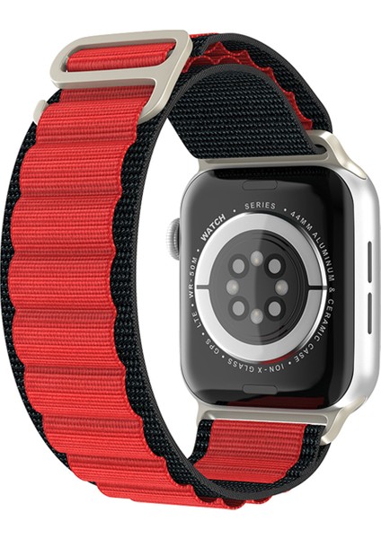 Apple Watch Seri 10/9/8/7/6/se/5/4/3 Alpne Loop Kordon 46/45/44/42MM ve 41/40/38MM Uyumlu