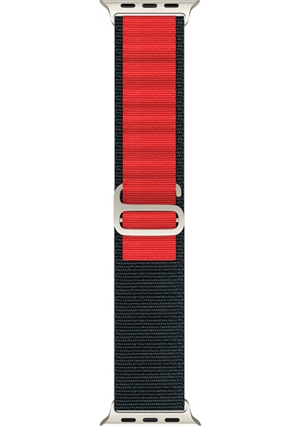 Apple Watch Seri 10/9/8/7/6/se/5/4/3 Alpne Loop Kordon 46/45/44/42MM ve 41/40/38MM Uyumlu