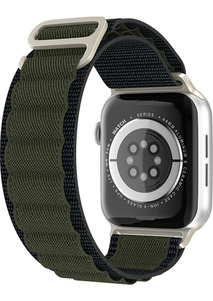 Apple Watch Seri 10/9/8/7/6/se/5/4/3 Alpne Loop Kordon 46/45/44/42MM ve 41/40/38MM Uyumlu