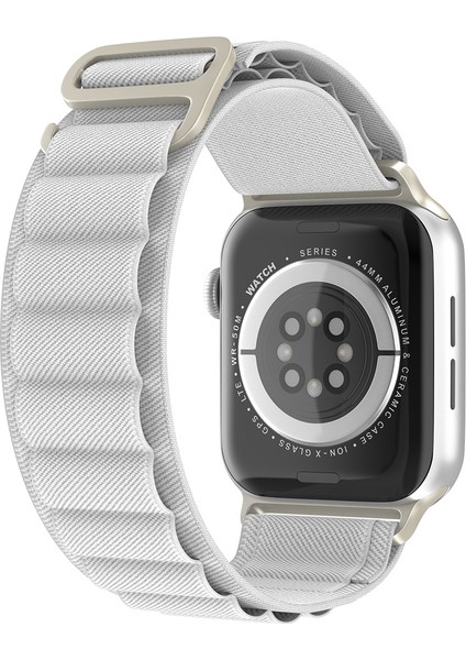 Apple Watch Seri 10/9/8/7/6/se/5/4/3 Alpne Loop Kordon 46/45/44/42MM ve 41/40/38MM Uyumlu