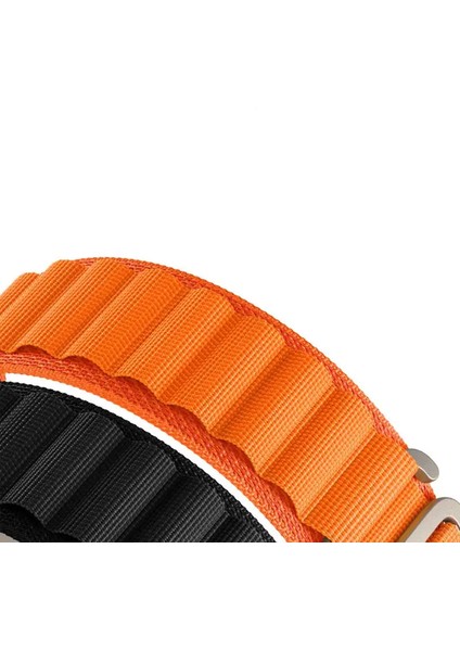Apple Watch Seri 10/9/8/7/6/se/5/4/3 Alpne Loop Kordon 46/45/44/42MM ve 41/40/38MM Uyumlu