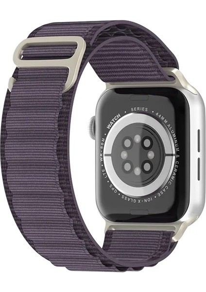 Apple Watch Seri 10/9/8/7/6/se/5/4/3 Alpne Loop Kordon 46/45/44/42MM ve 41/40/38MM Uyumlu