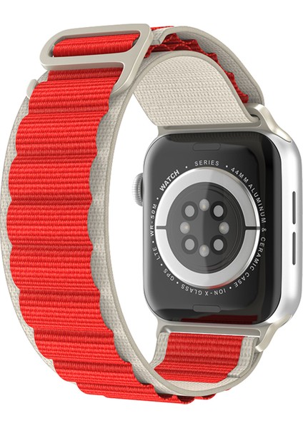 Apple Watch Seri 10/9/8/7/6/se/5/4/3 Alpne Loop Kordon 46/45/44/42MM ve 41/40/38MM Uyumlu