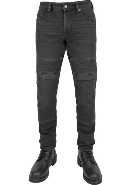 The Biker Jeans Iron Shield Flexi Korumalı Motosiklet Kot Pantolonu