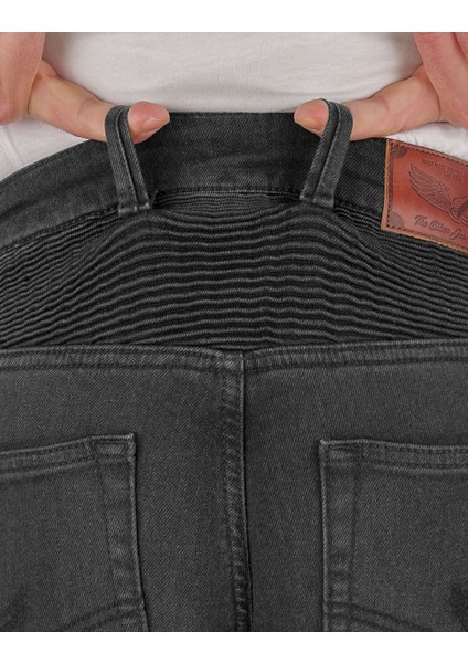 The Biker Jeans Iron Shield Flexi Korumalı Motosiklet Kot Pantolonu