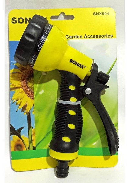 Sonax Otomatik 7 Fonksiyonlu Tetikli Tayzikli Sulama Tabancası Kaliteli Plastikten Sağlam