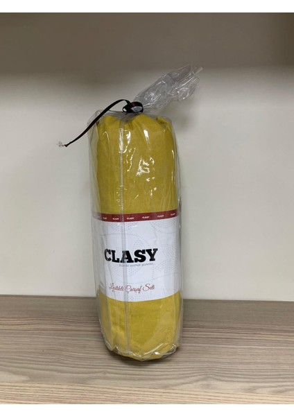 Ranforce Lastikli Çarşaf Seti Çift Kişilik Hardal