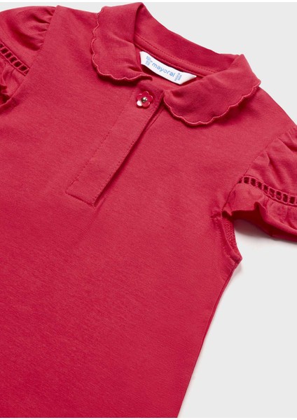 1191 Kız Bebek Polo Yaka Tişört modelleri