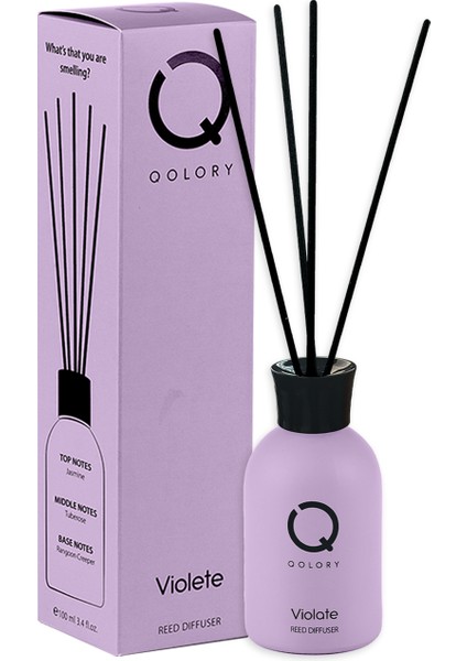 Violete Çubuklu Oda ve Ortam Kokusu 100 ml - Reed Diffuser